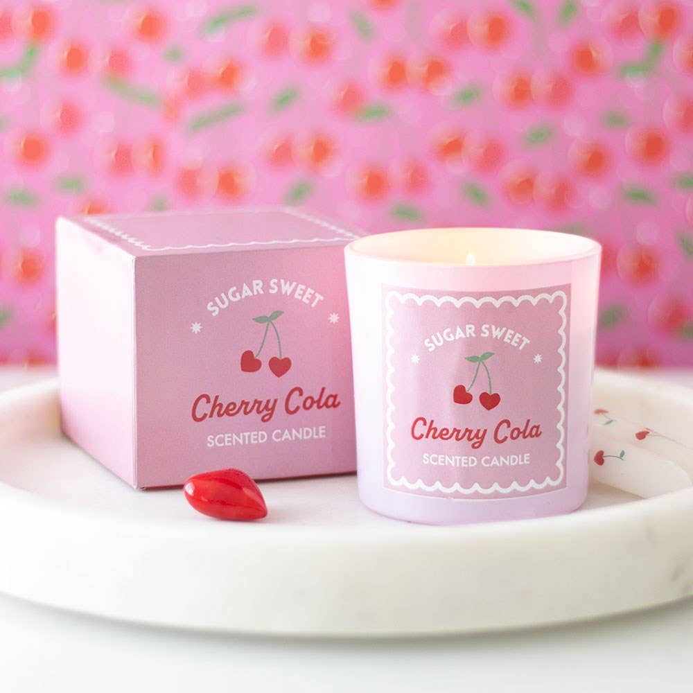 Pink Cherry Cola Valentine's Day Candle