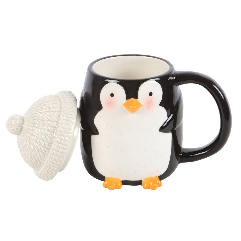 Winter Penguin Shaped Mug