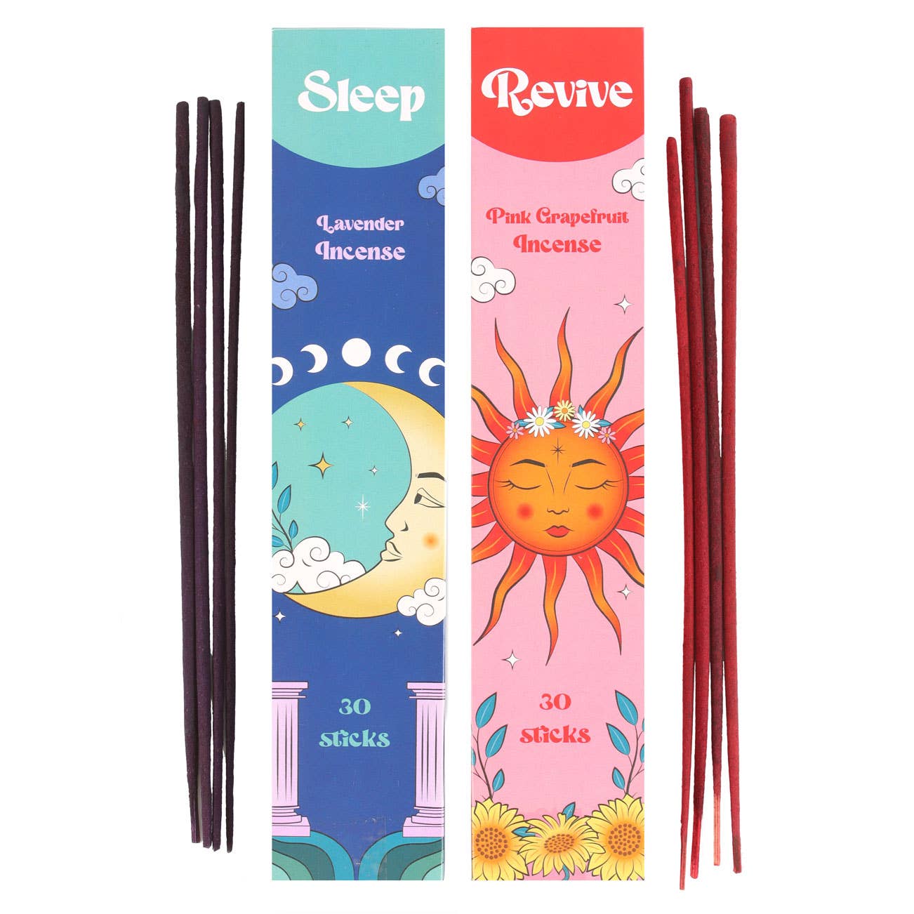 Set of 2 Celestial Sleep & Revive Incense Stick Sets