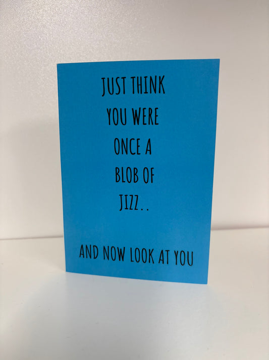 BLOB BIRTHDAY CARD