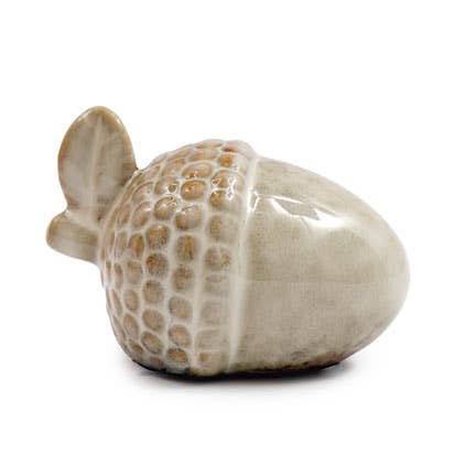 7.5cm Ceramic Autumn and Fall Acorn Ornament