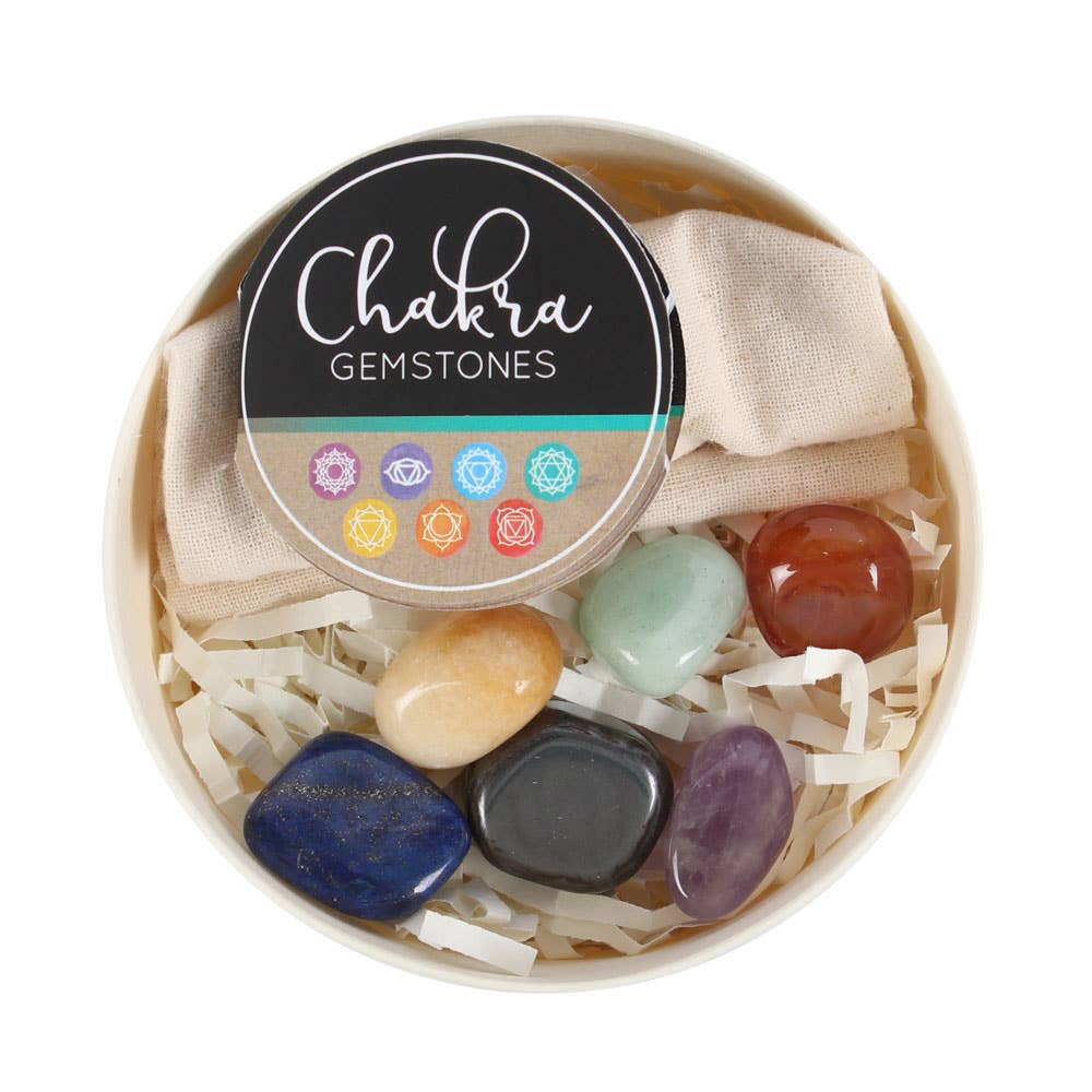 Chakra Gemstone Crystal Healing Gift Set