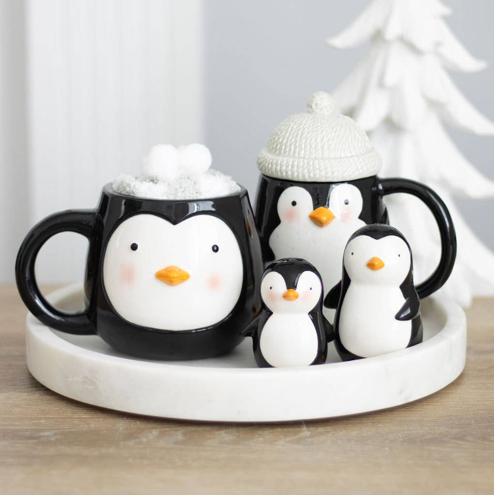 Winter Penguin Shaped Mug